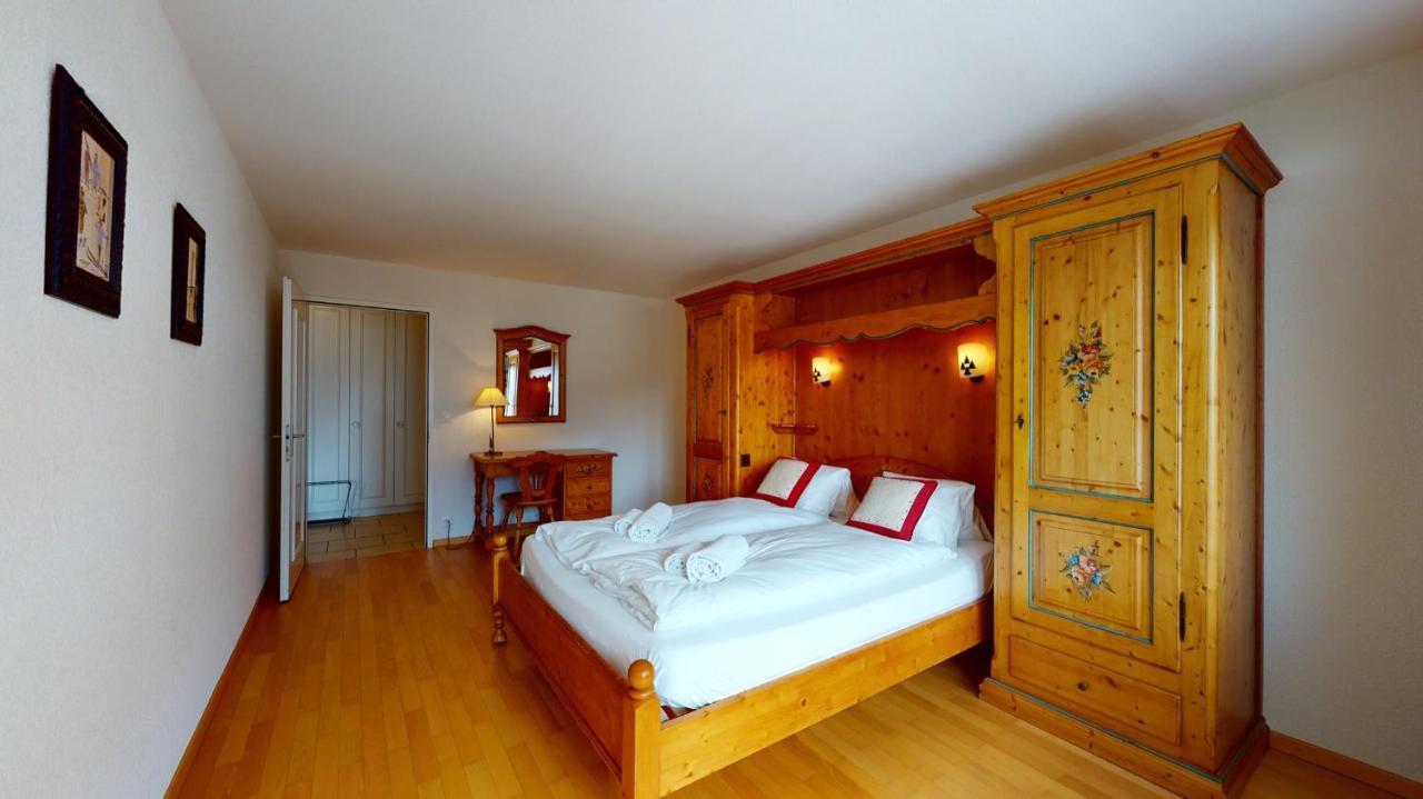 Gonenstein Residence In Leukerbad, Entire Apartment/Studio With Balcony المظهر الخارجي الصورة