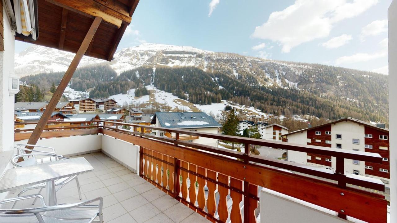 Gonenstein Residence In Leukerbad, Entire Apartment/Studio With Balcony المظهر الخارجي الصورة