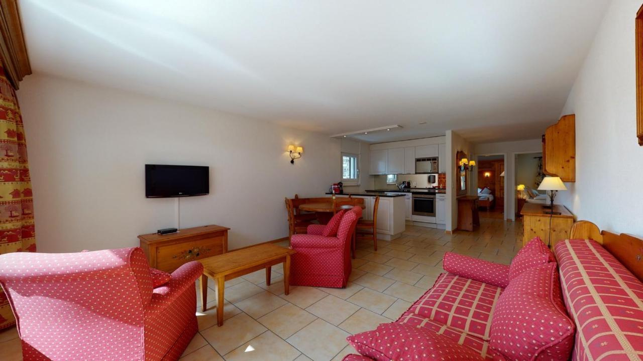 Gonenstein Residence In Leukerbad, Entire Apartment/Studio With Balcony المظهر الخارجي الصورة