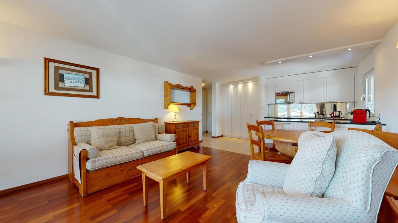 Gonenstein Residence In Leukerbad, Entire Apartment/Studio With Balcony المظهر الخارجي الصورة