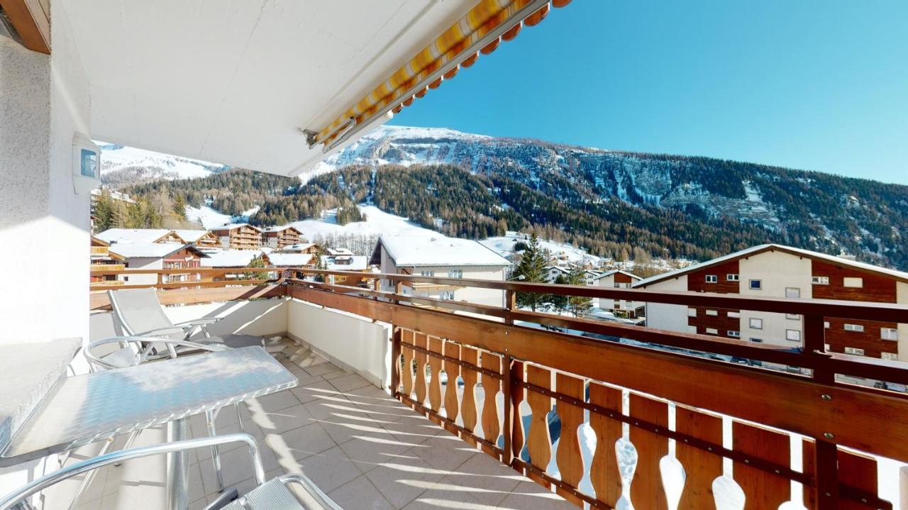 Gonenstein Residence In Leukerbad, Entire Apartment/Studio With Balcony المظهر الخارجي الصورة