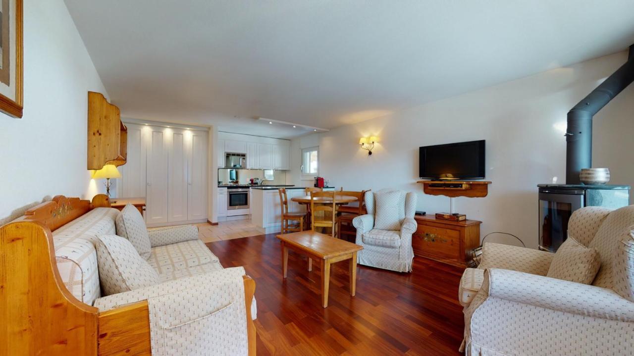 Gonenstein Residence In Leukerbad, Entire Apartment/Studio With Balcony المظهر الخارجي الصورة